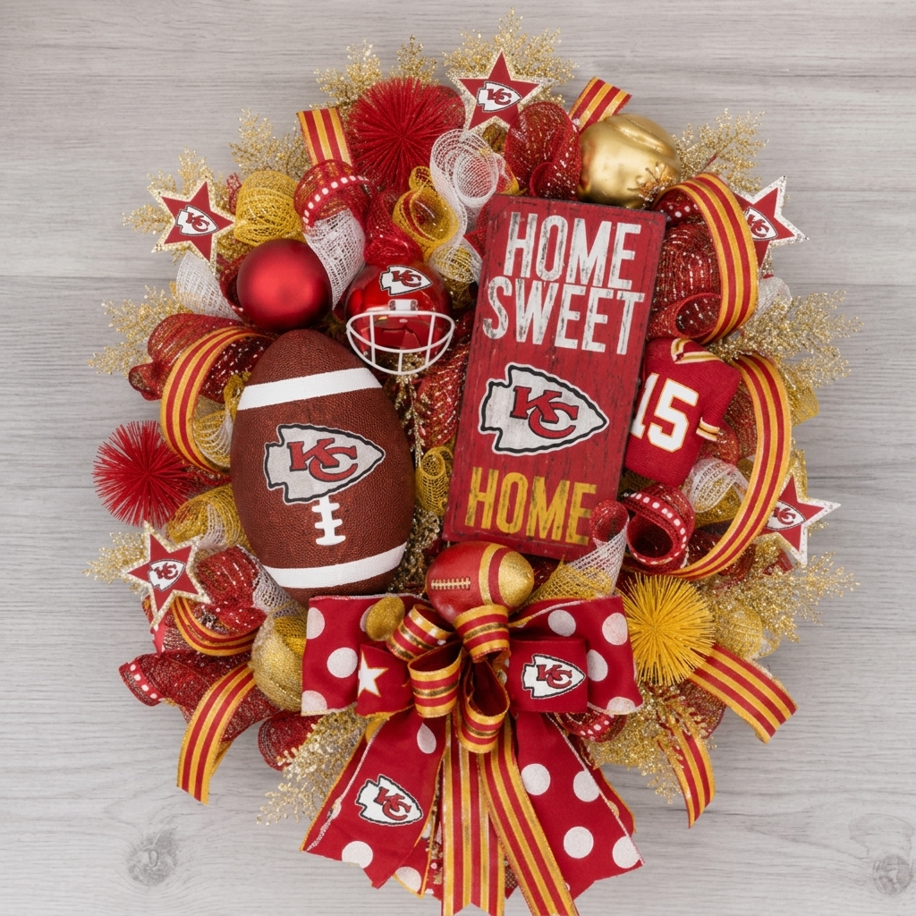 Football Wreath