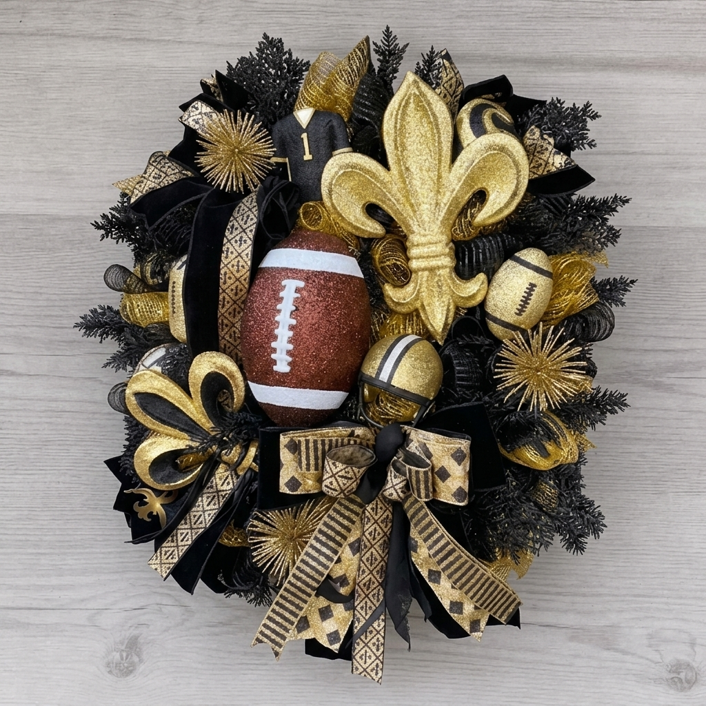 Football Wreath